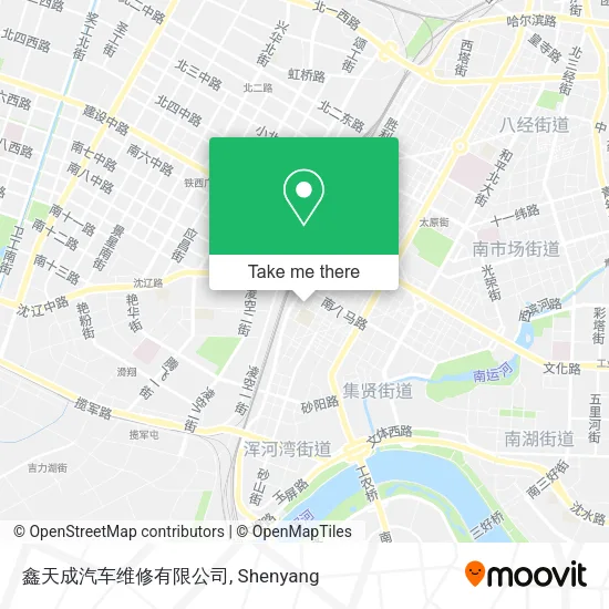 鑫天成汽车维修有限公司 map