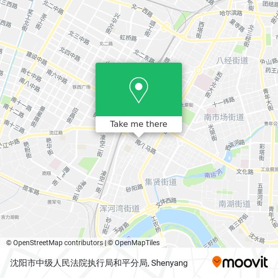沈阳市中级人民法院执行局和平分局 map
