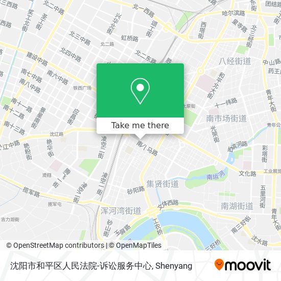 沈阳市和平区人民法院-诉讼服务中心 map
