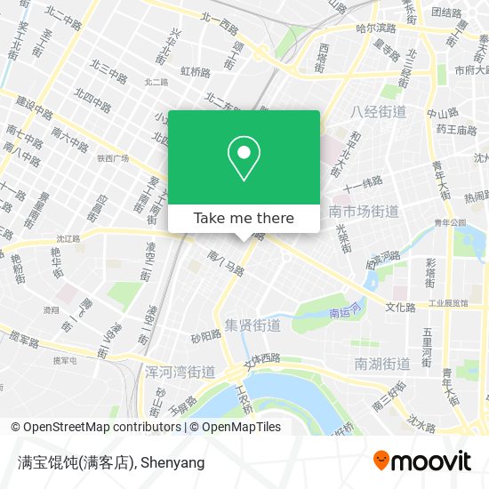 满宝馄饨(满客店) map