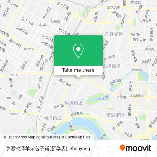泉源鸿泽羊杂包子铺(新华店) map