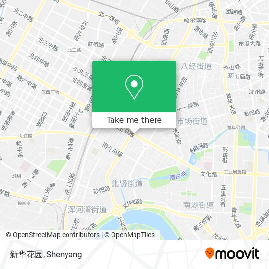 新华花园 map
