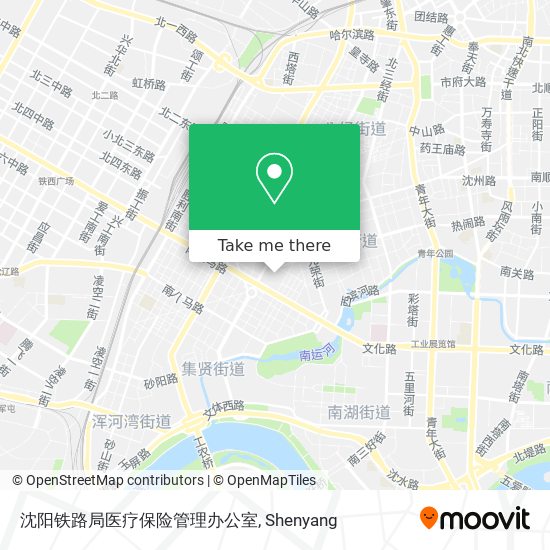 沈阳铁路局医疗保险管理办公室 map