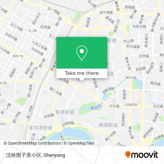 沈铁围子里小区 map