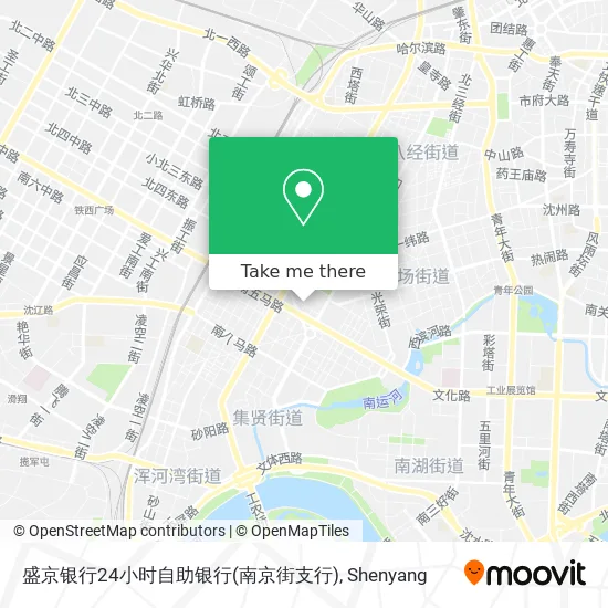 盛京银行24小时自助银行(南京街支行) map