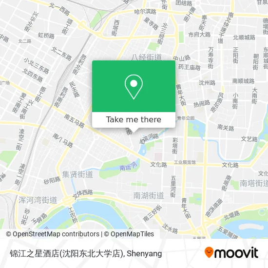 锦江之星酒店(沈阳东北大学店) map