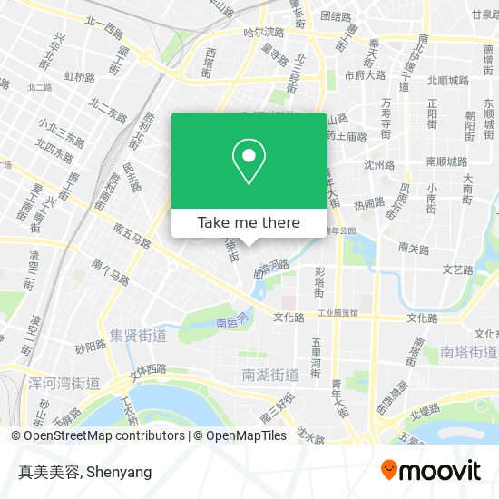 真美美容 map