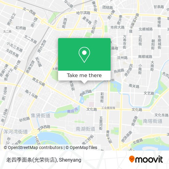 老四季面条(光荣街店) map