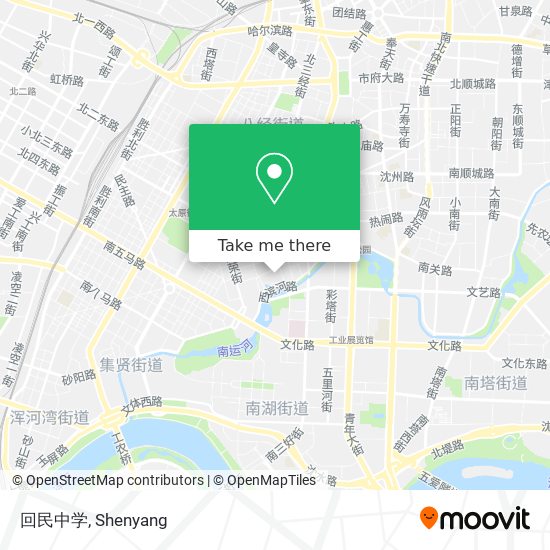 回民中学 map
