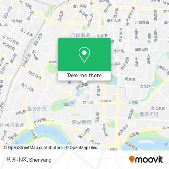 艺园小区 map