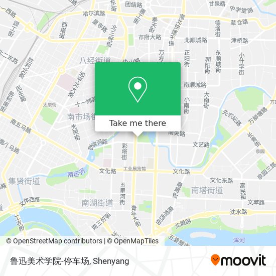 鲁迅美术学院-停车场 map