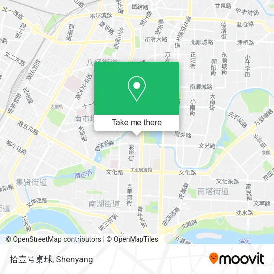 拾壹号桌球 map