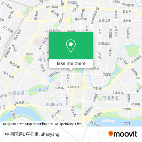 中润国际D座公寓 map