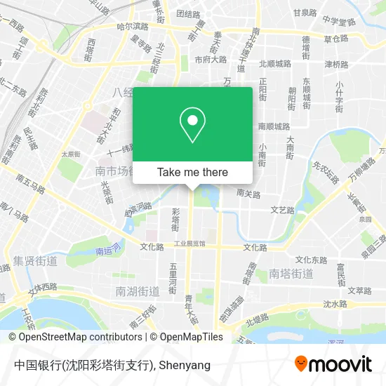 中国银行(沈阳彩塔街支行) map