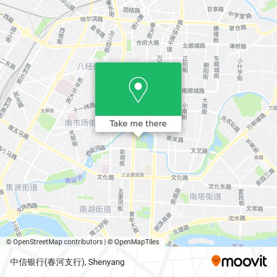 中信银行(春河支行) map