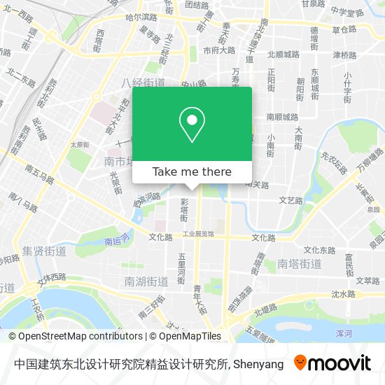 中国建筑东北设计研究院精益设计研究所 map