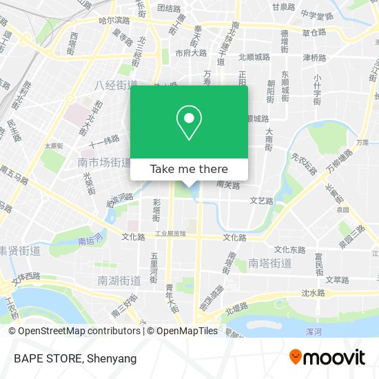 BAPE STORE map