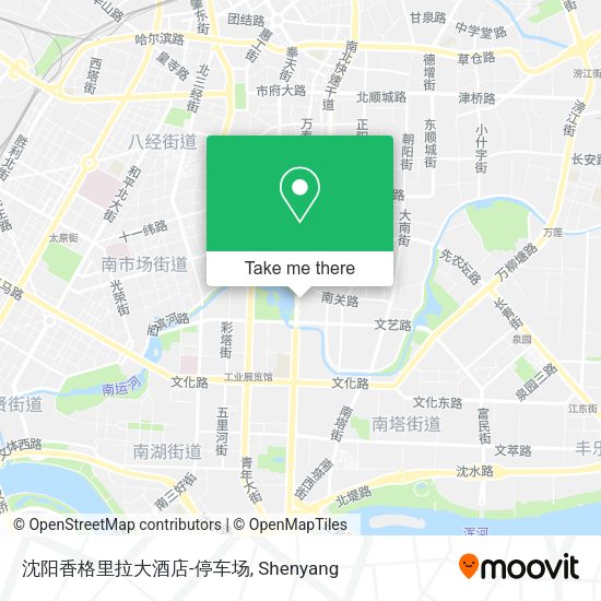 沈阳香格里拉大酒店-停车场 map