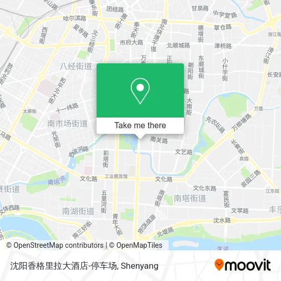 沈阳香格里拉大酒店-停车场 map