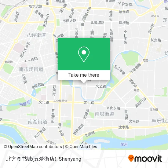北方图书城(五爱街店) map