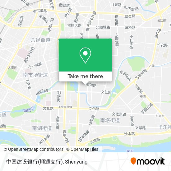 中国建设银行(顺通支行) map