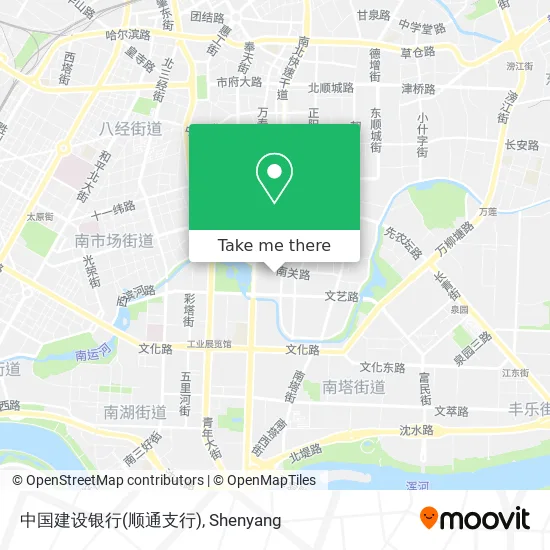 中国建设银行(顺通支行) map