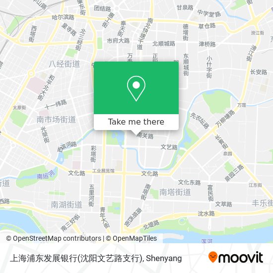 上海浦东发展银行(沈阳文艺路支行) map