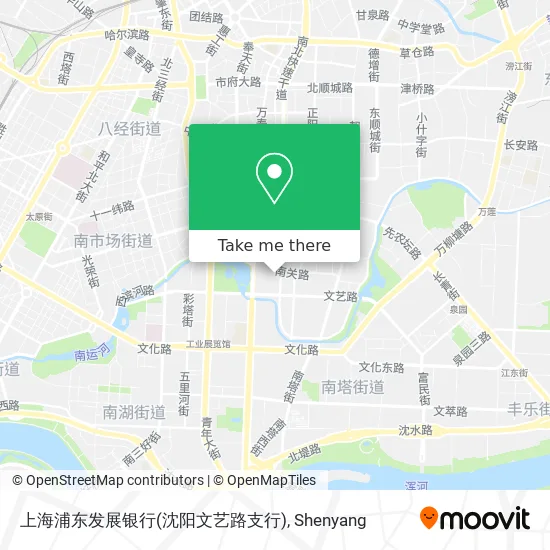 上海浦东发展银行(沈阳文艺路支行) map