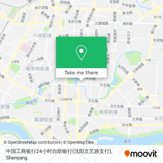 中国工商银行24小时自助银行(沈阳文艺路支行) map