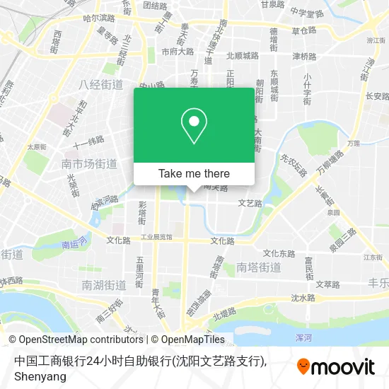中国工商银行24小时自助银行(沈阳文艺路支行) map