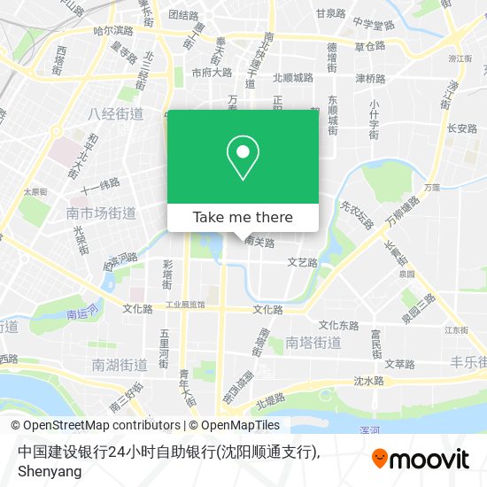 中国建设银行24小时自助银行(沈阳顺通支行) map