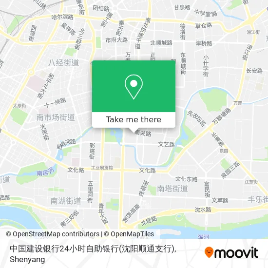 中国建设银行24小时自助银行(沈阳顺通支行) map