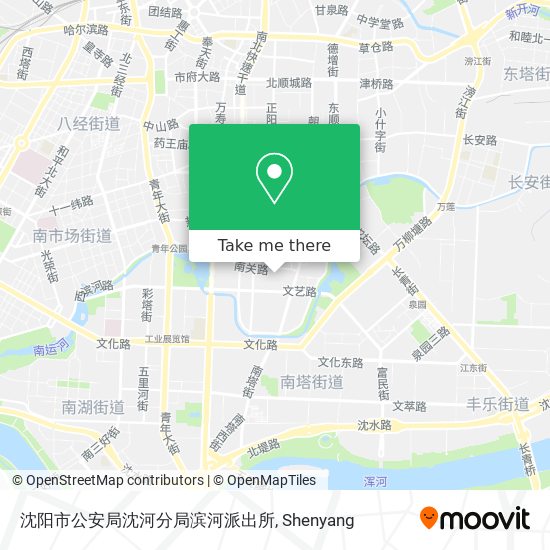 沈阳市公安局沈河分局滨河派出所 map