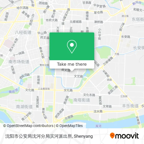 沈阳市公安局沈河分局滨河派出所 map