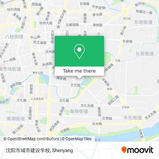 沈阳市城市建设学校 map