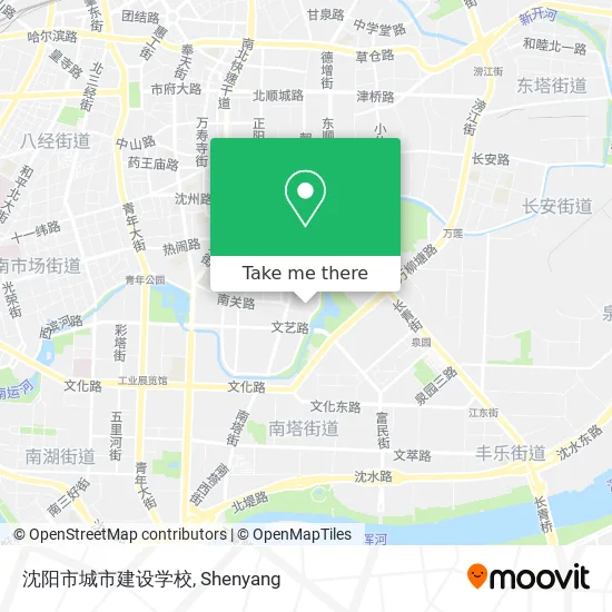 沈阳市城市建设学校 map