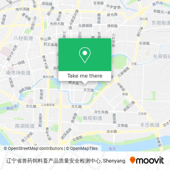 辽宁省兽药饲料畜产品质量安全检测中心 map