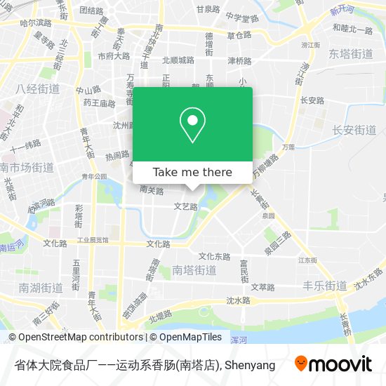 省体大院食品厂——运动系香肠(南塔店) map