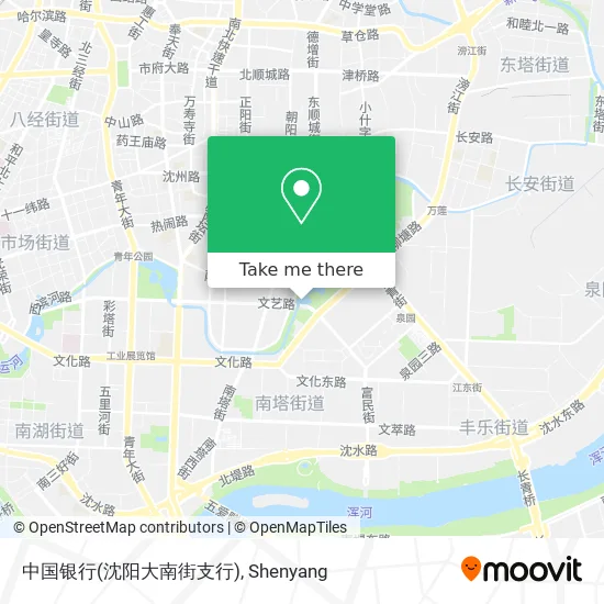 中国银行(沈阳大南街支行) map