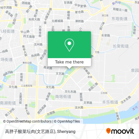 高胖子酸菜坛肉(文艺路店) map