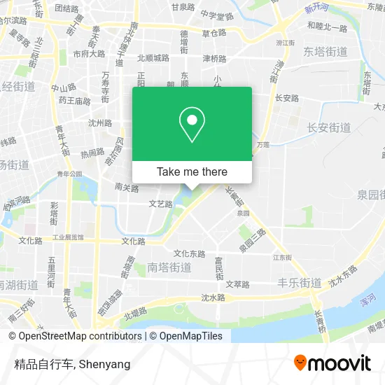 精品自行车 map