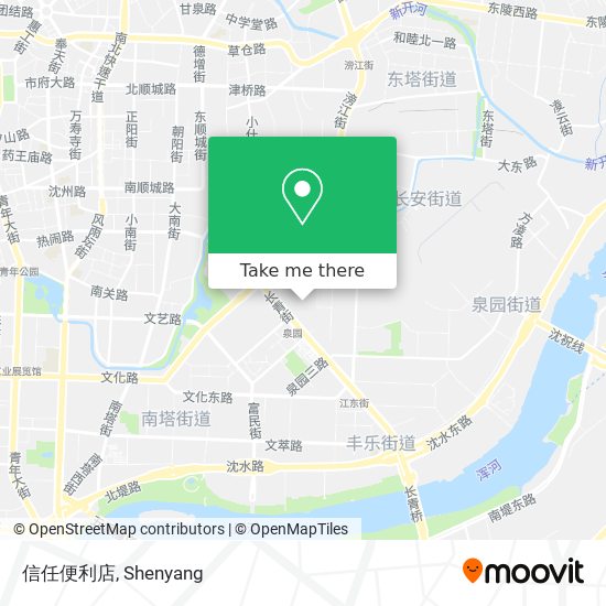 信任便利店 map