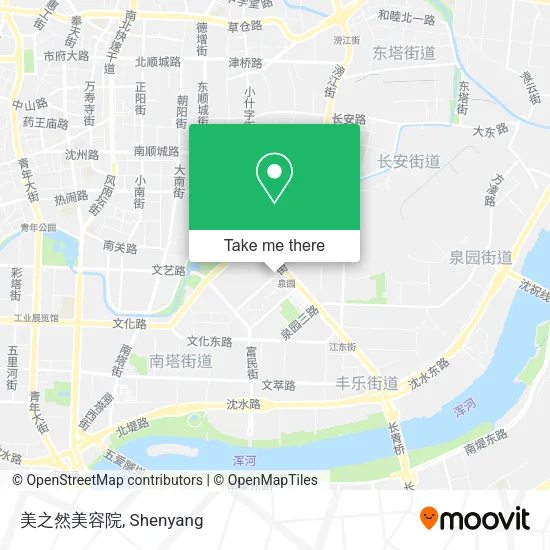 美之然美容院 map