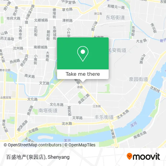 百盛地产(泉园店) map