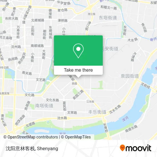 沈阳意林客栈 map