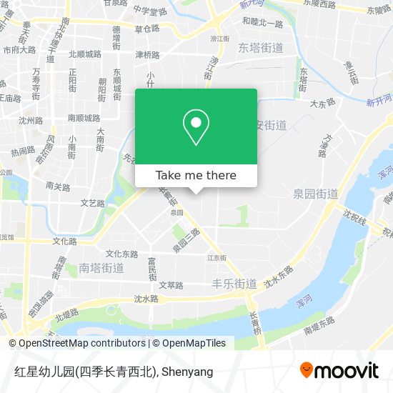 红星幼儿园(四季长青西北) map