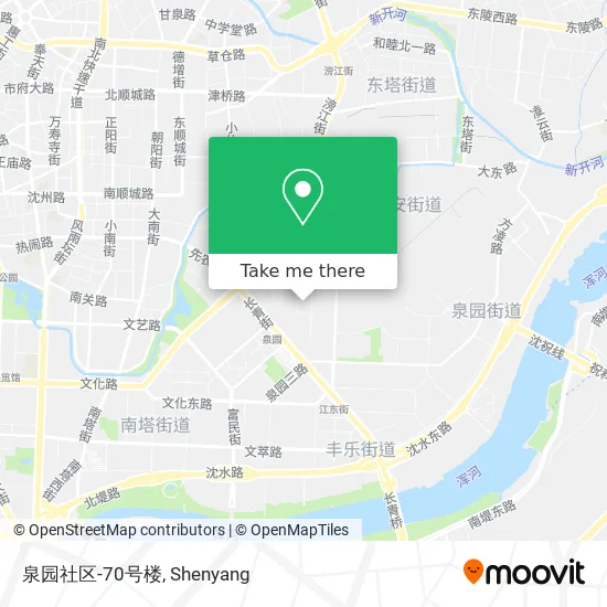 泉园社区-70号楼 map