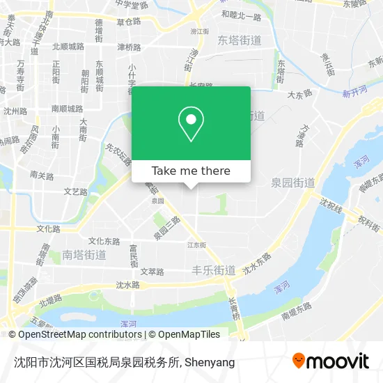 沈阳市沈河区国税局泉园税务所 map