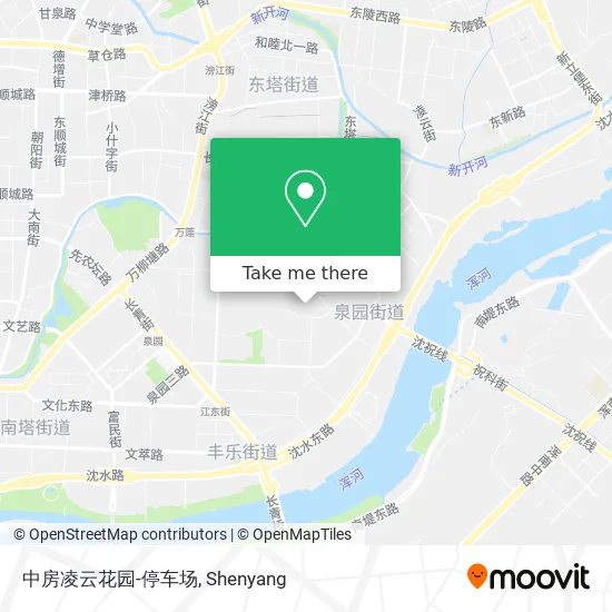 中房凌云花园-停车场 map