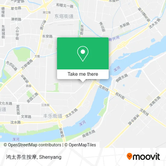 鸿太养生按摩 map